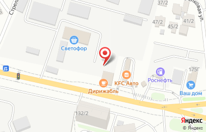 Дирижабль на Таганрогской улице на карте
