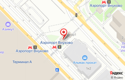 Аэропорта Внуково Ресторан на карте