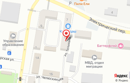 Магазин косметики и бытовой химии Мисс, магазин косметики и бытовой химии в Электрическом переулке на карте