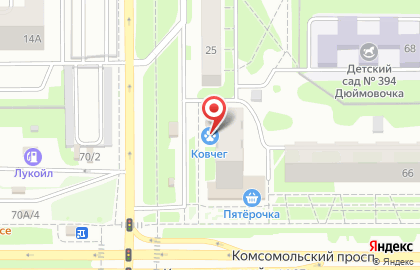 Зооцентр Ковчег в Курчатовском районе на карте