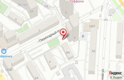 Автостоянка в Переходном переулке 6/1 на карте