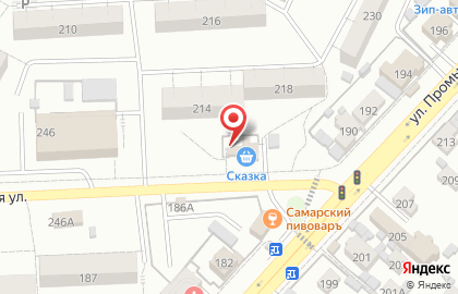 Магазин алкогольных напитков на Партизанской улице на карте