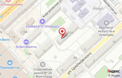 Мастерская по пошиву и ремонту одежды по пошиву и ремонту одежды в Волгограде на карте