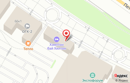 Отель Hampton by Hilton на карте