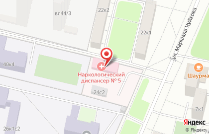 Наркологический Московский Центр №5 на карте