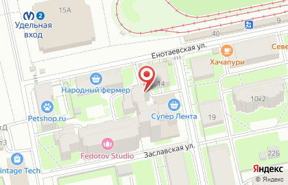 Страховая брокерская компания А+ на метро Удельная на карте