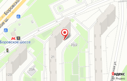 Мототакси 24 на Боровском шоссе на карте