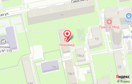 ПиК в Санкт-Петербурге на карте