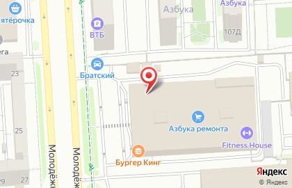 Магазин Все для Cварки на Молодёжной улице на карте
