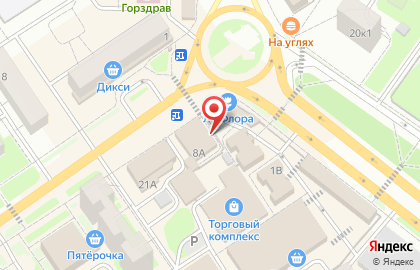 Магазин мясной продукции на Народной улице на карте