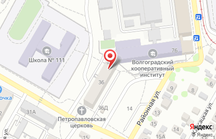 Торгово-сервисная компания в Советском районе на карте
