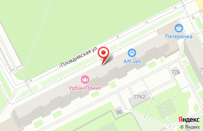 Подростково-молодежный клуб Феникс на Пловдивской улице на карте
