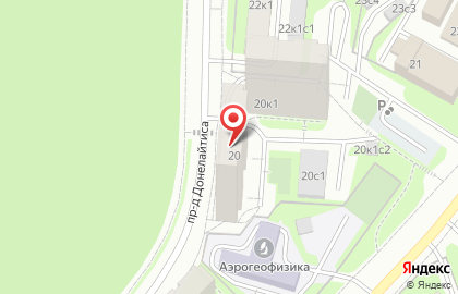 Школа №2097 с дошкольным отделением в проезде Донелайтиса на карте
