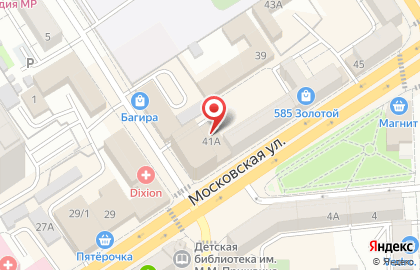 Магазин детской одежды Acoola в Железнодорожном районе на карте