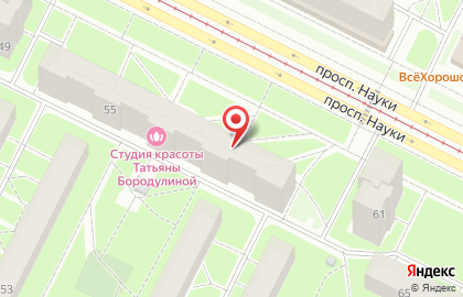 Супермаркет Магнит в Калининском районе на карте