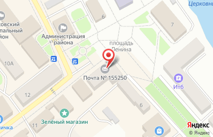 Почта Банк в Иваново на карте