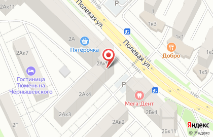 Зоомагазин ЗооОстров на улице Чернышевского на карте