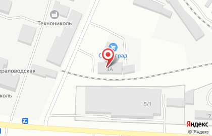 Компания Стройград на Производственной улице на карте