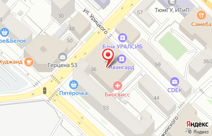 Каскад, ТСЖ на улице Урицкого на карте