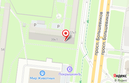 Автошкола АвтоСтиль на проспекте Большевиков на карте