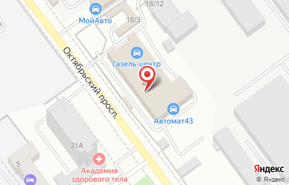 автоЭлектрик на Октябрьском проспекте на карте