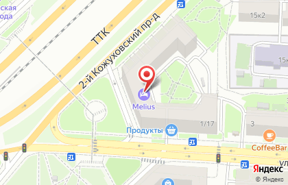 Хостел Melius на карте