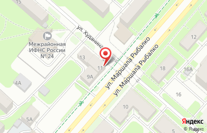 Магазин Аленка в Кировском районе на карте