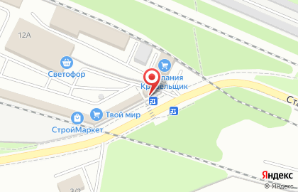 Региональная дверная компания Белорусские двери на Сталелитейной улице на карте