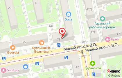 Магазин Градусы в Санкт-Петербурге на карте