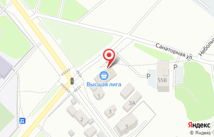 Универсам на Малышковской улице на карте