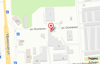 Автосервис в Уфе на карте
