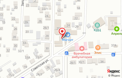 Магазин Мир белья на Советской улице на карте