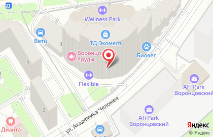 Ветеринарная клиника Био-Вет на Калужской на карте