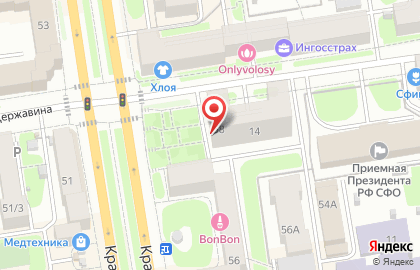 Банкомат Открытие в Новосибирске на карте