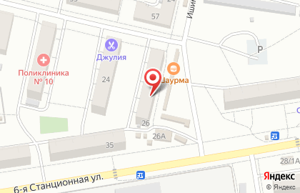 Орехов, ИП Обрубов Ю.В. на Ишимской улице на карте