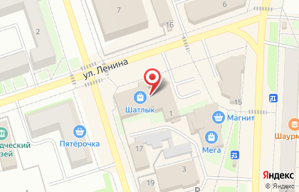 Магазин парфюмерии и косметики Оптима на улице Ленина на карте