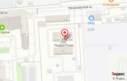 Автошкола ДОСААФ Подольска на Рязановском шоссе на карте