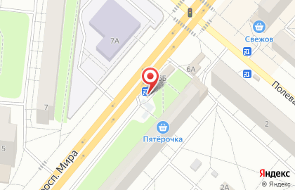 Магазин цветов на проспекте Мира, 6а на карте