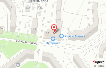 ООО Инновационные системы на бульваре Татищева на карте