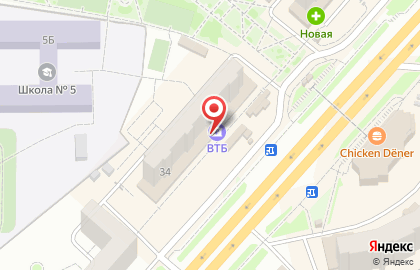 Банк ВТБ в Красноярске на карте