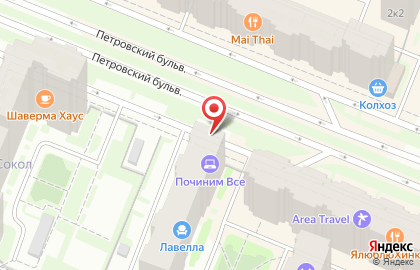 Сервисный центр по ремонту и обслуживанию техники Починим Всё на Петровском бульваре на карте