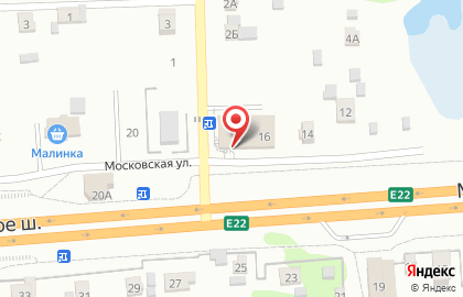 Супермаркет Пятёрочка на Московской улице на карте