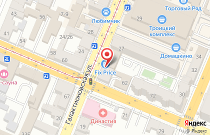 Аптека Будь здоров на Галактионовской улице, 23 на карте