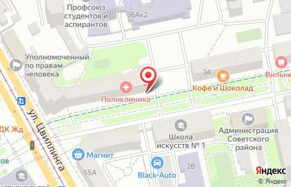 Детский центр Развитие на улице Орджоникидзе на карте