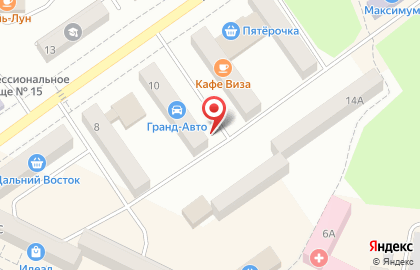 Продуктовый магазин Виктория на проспекте Строителей на карте