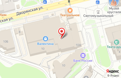 Магазин швейной фурнитуры и товаров для рукоделия Иголочка на Дворянской улице на карте
