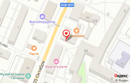 Ореол-инфо в Гатчине на карте