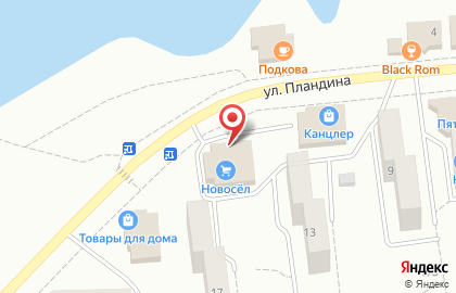 Магазин Новосёл в Арзамасе на карте
