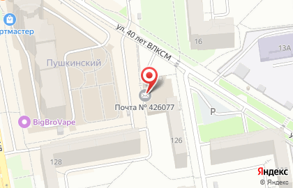 Почта Банк в Ижевске на карте