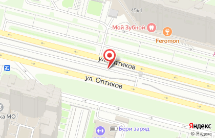 Автостоянка Петербург-инвест на карте